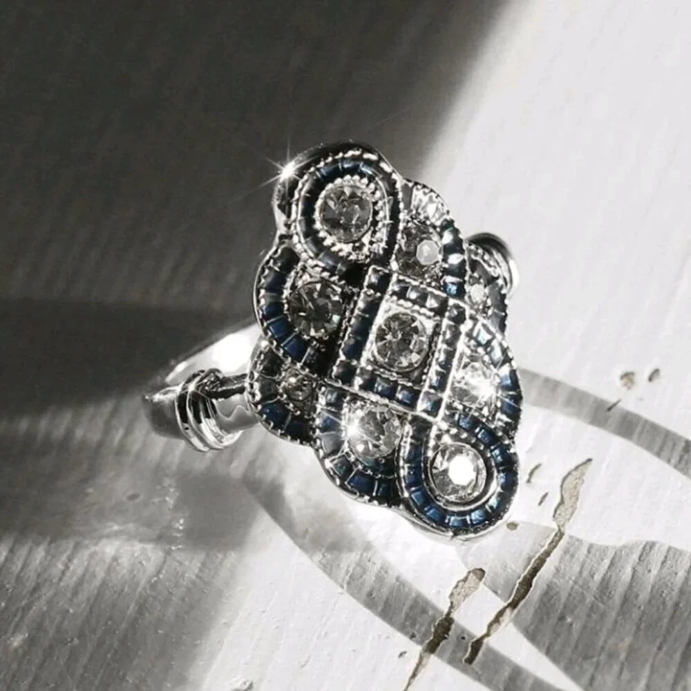 Rhinestone Decor Ring